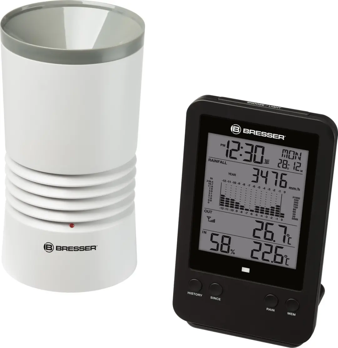 Bresser Weerstation Regenmeter 3-in-1 - Zwart - afbeelding 6 van 6