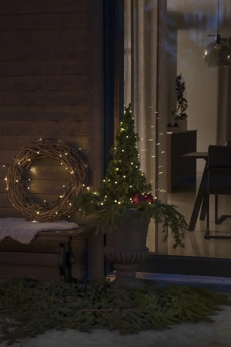 Konstsmide Lichterketting Zwart - Warm Wit IP44