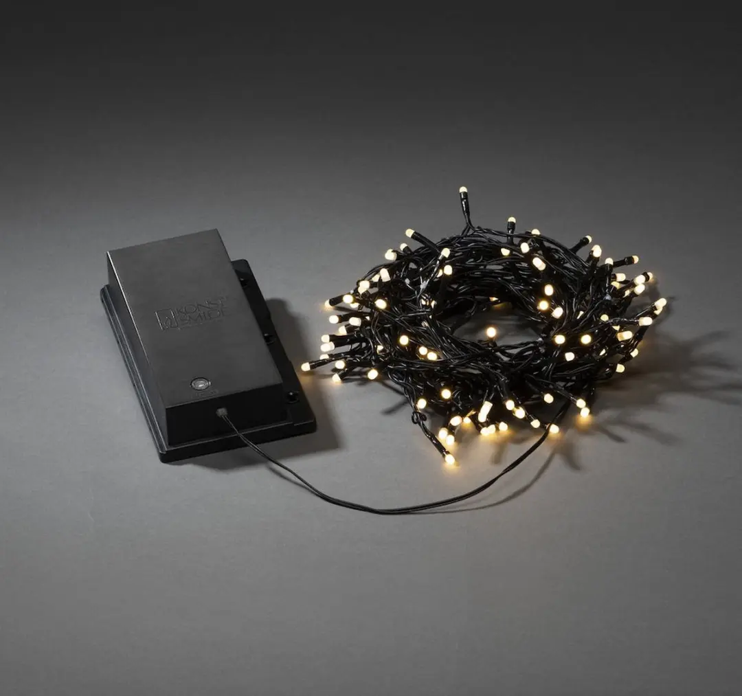 Konstsmide Lichterketting Zwart - Warm Wit IP44