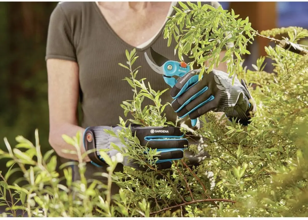 Gardena Handschoenen Struikonderhoud 11531-20 - L - Grijs/Zwart/Turquoise