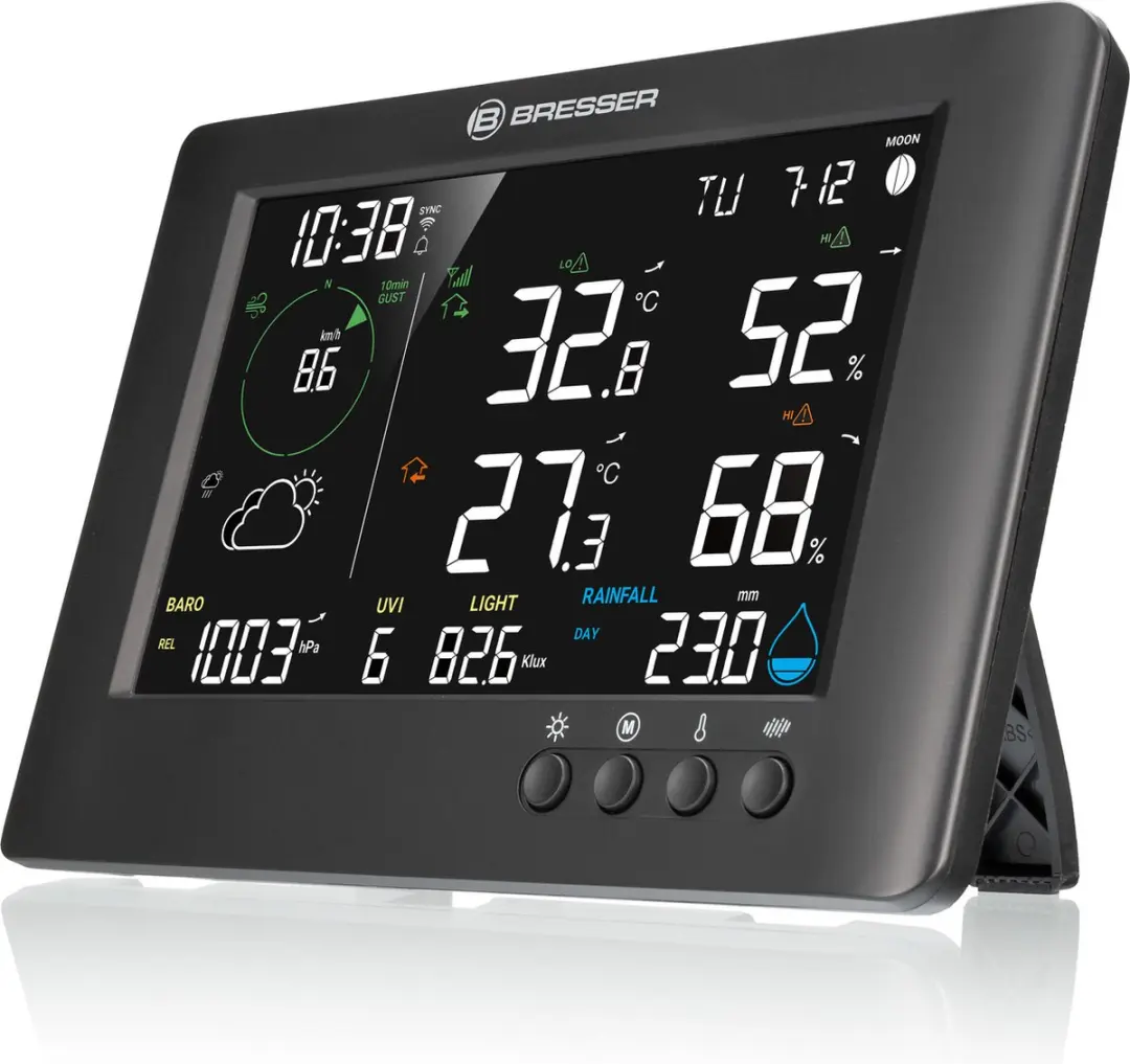 Bresser 7-in-1 Weerstation TB Wifi - Zwart/Wit