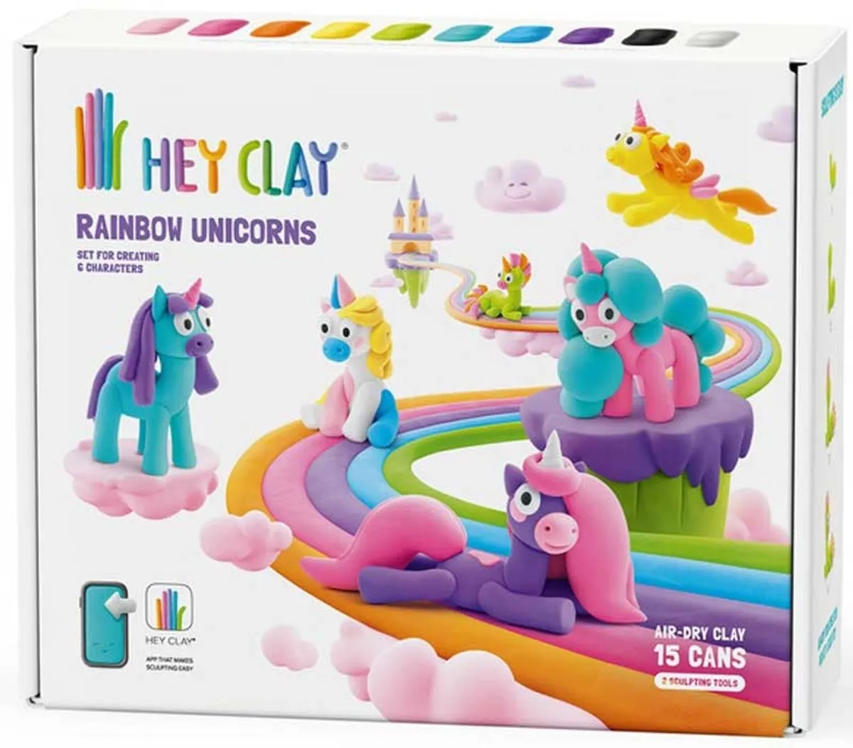 Tomy Hey Clay Unicorns Knutselset