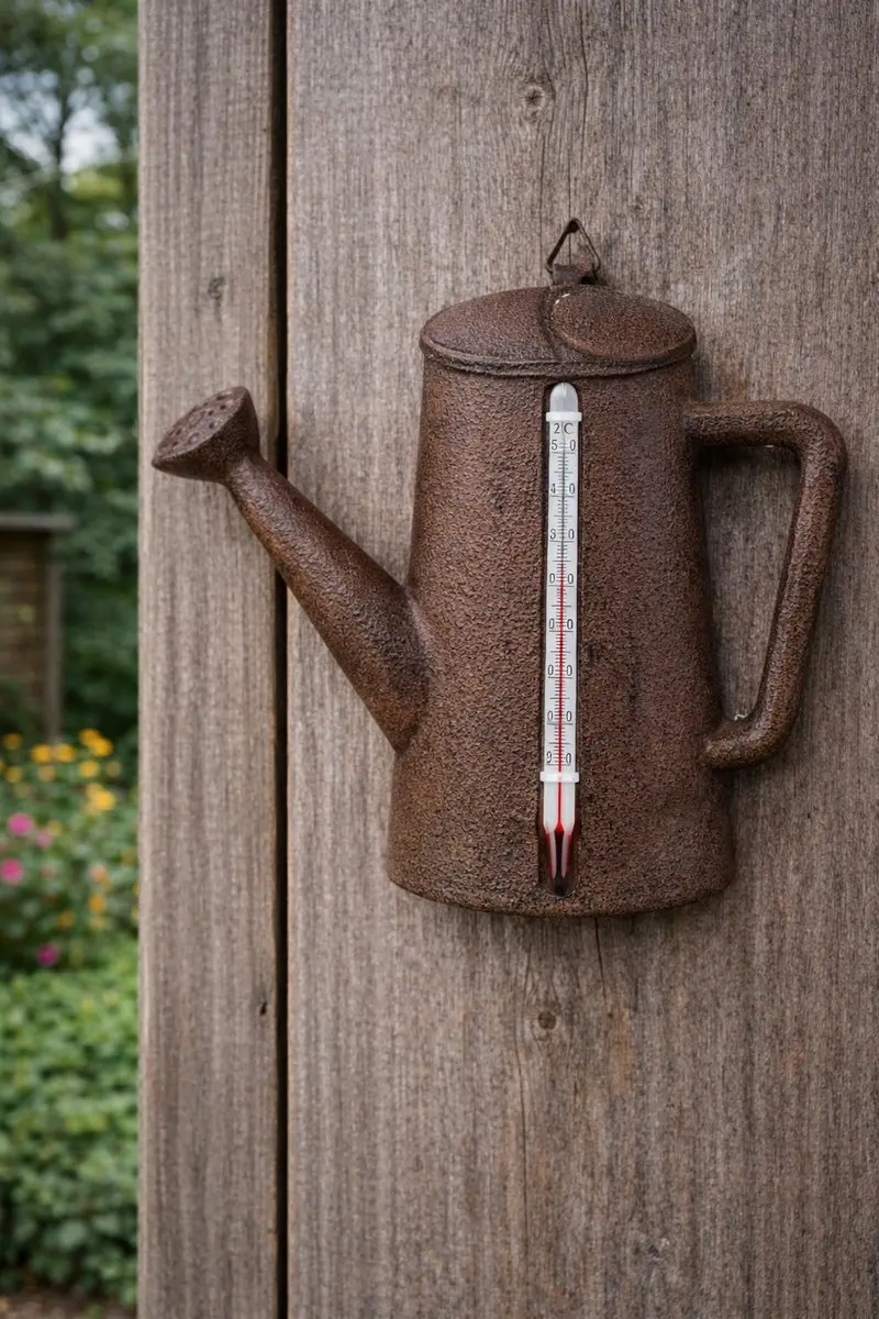 Esschert Design Thermometer Gieter - Gietijzer