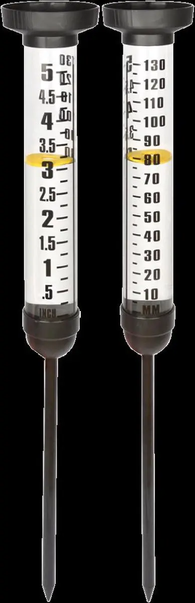 Esschert Design Reuze Regenmeter Kunststof - 130ml