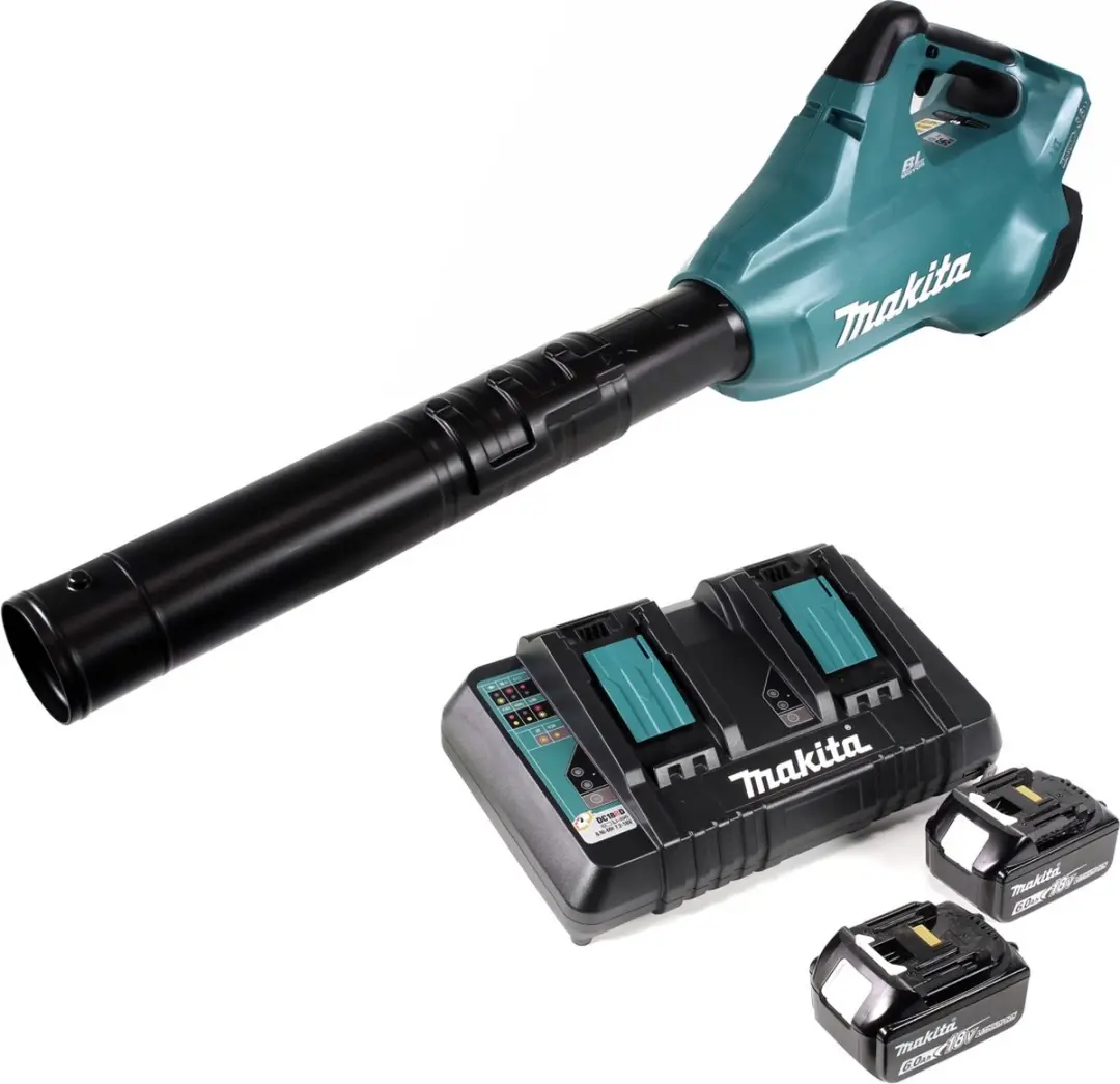 Makita DUB 362 Bladblazer - 2x 6Ah Accu + Lader