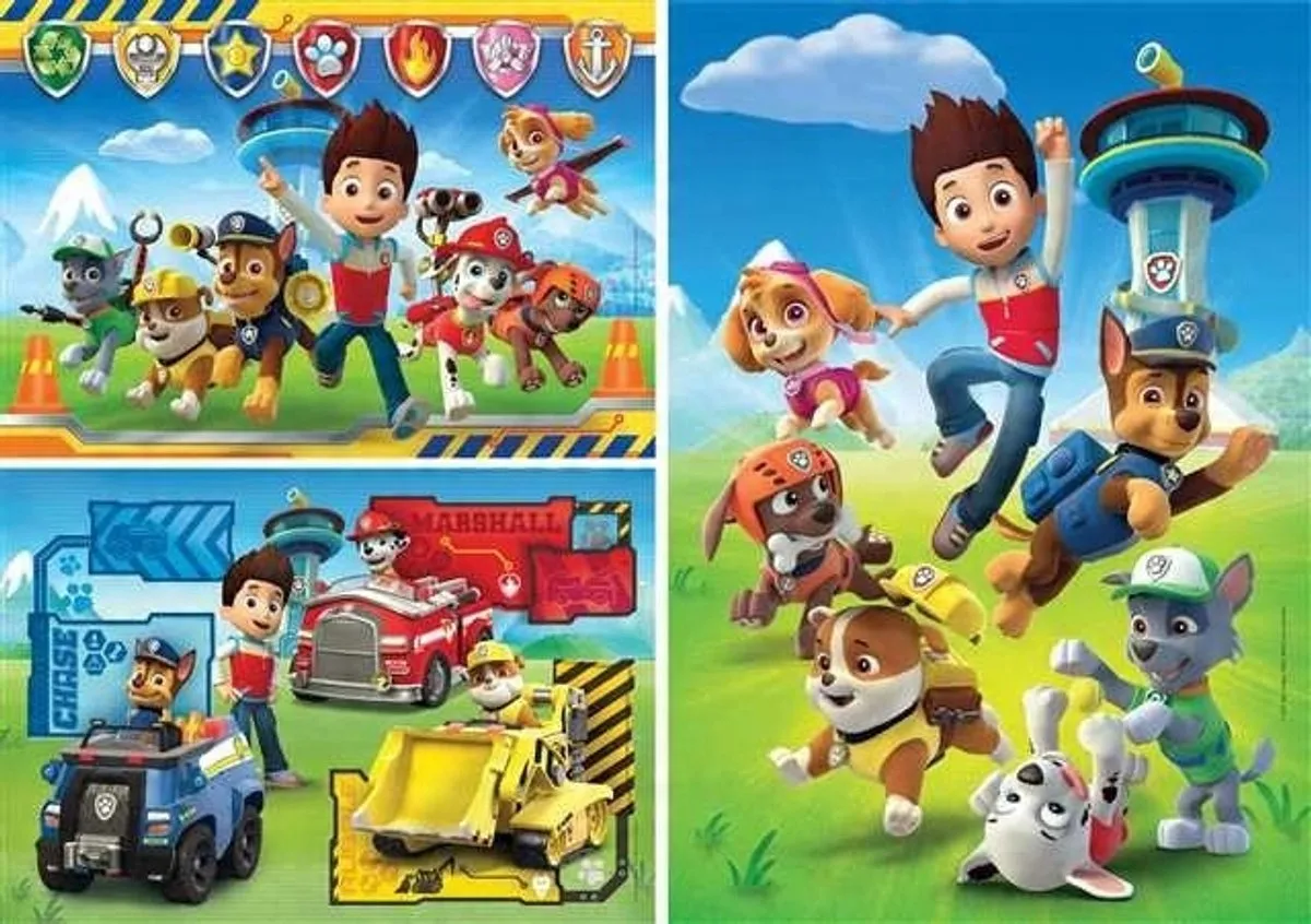 Clementoni PAW Patrol Puzzels - 144 Stuks (3x48) - Multi