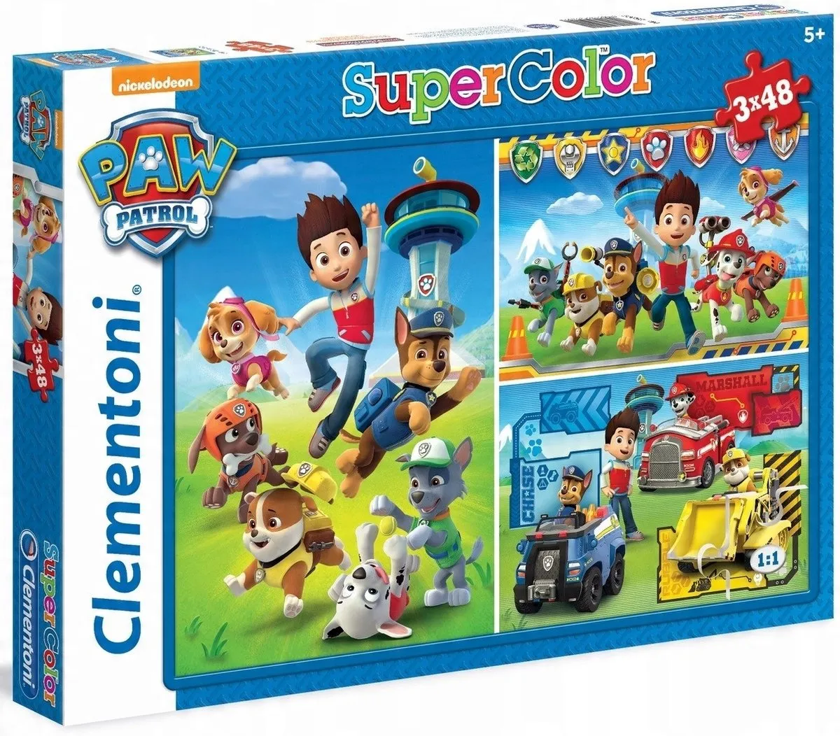 Clementoni PAW Patrol Puzzels - 144 Stuks (3x48) - Multi