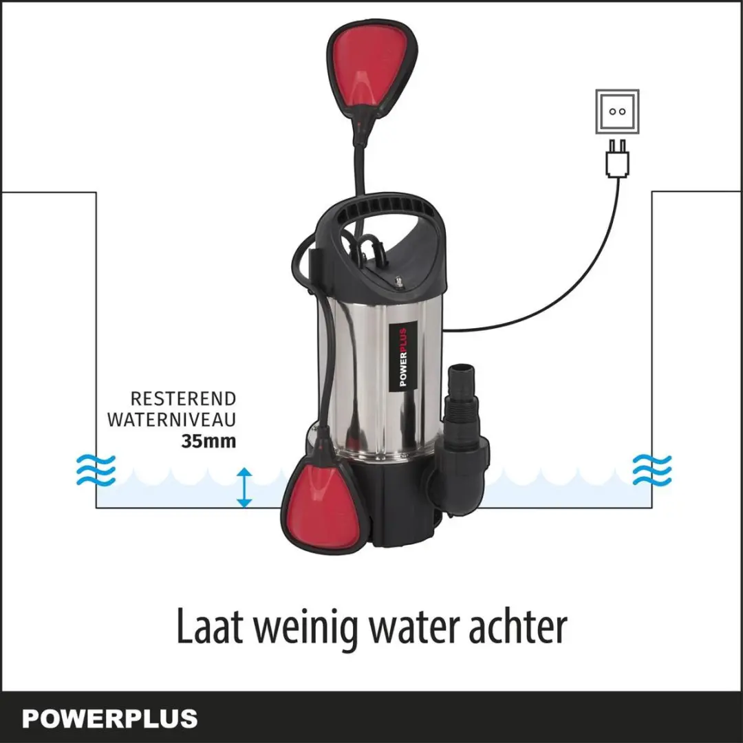 Powerplus Dompelpomp POWEW67912 400W - 7500 l/u
