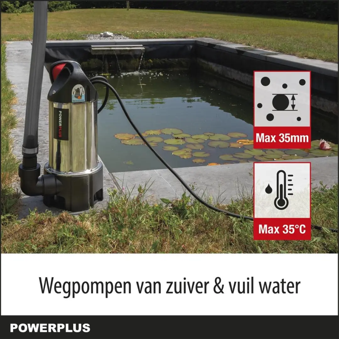Powerplus Dompelpomp POWEW67912 400W - 7500 l/u