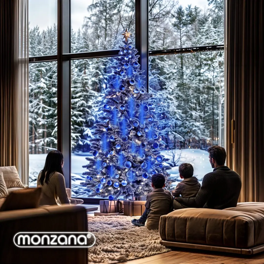Monzana IJspegelverlichting 480 LED 360cm - Blauw
