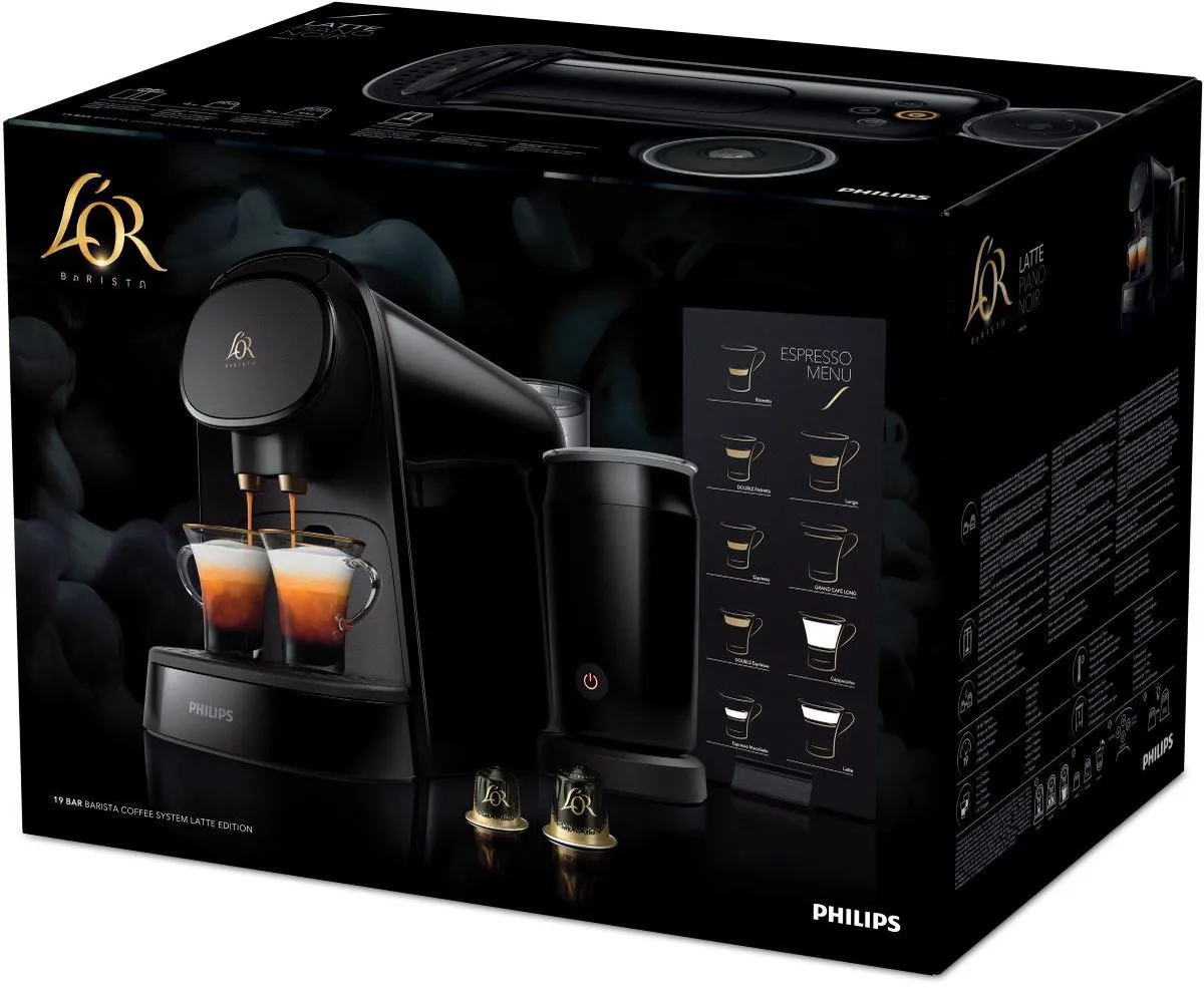 Philips L'OR Barista LM8014/60 Koffiecupmachine - Zwart - afbeelding 6 van 6