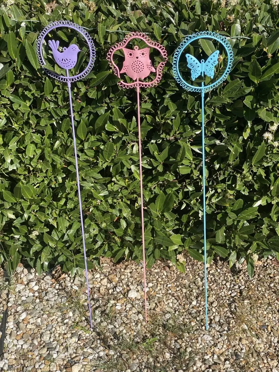 Impuls Metalen Tuinstekers Dieren Set 3 Stuks