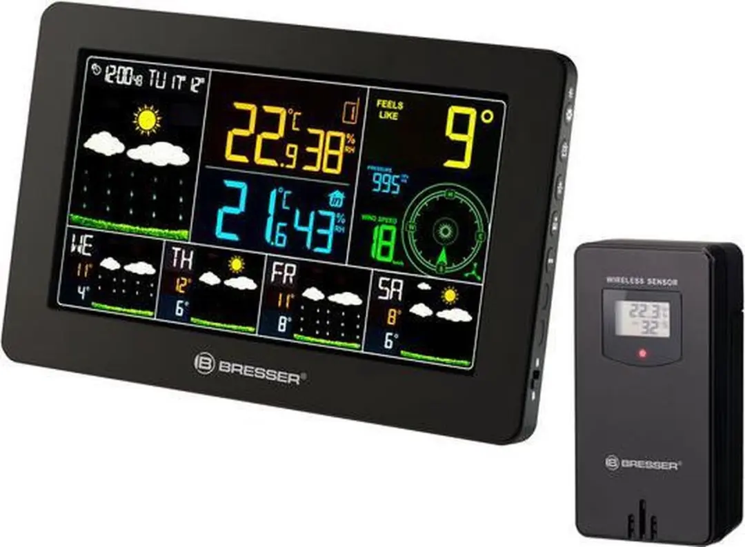 Bresser Thermo-Hygrosensor - Zwart