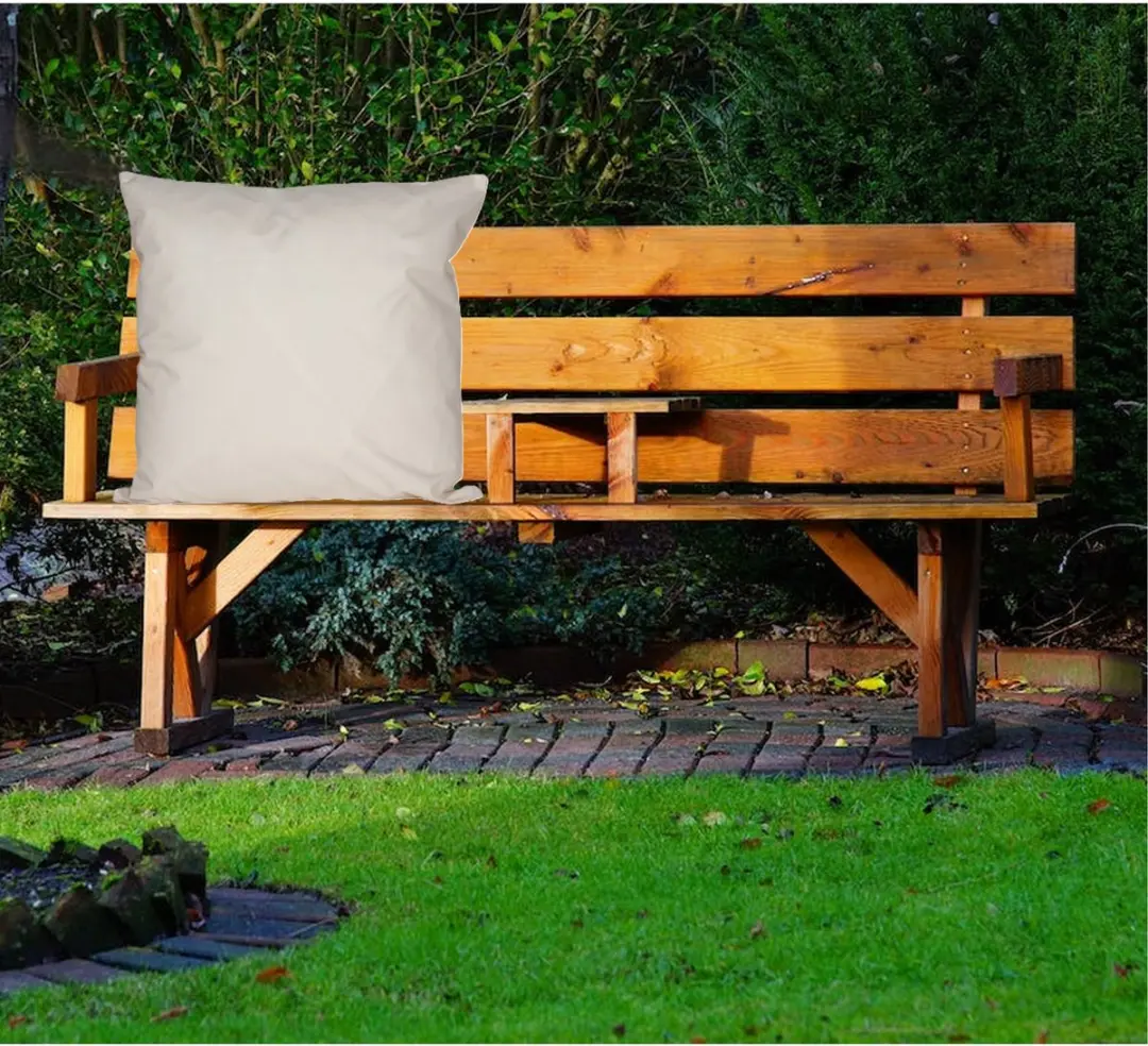 Anna's Collection Buiten Sierkussens 4x - 60x60cm - Beige