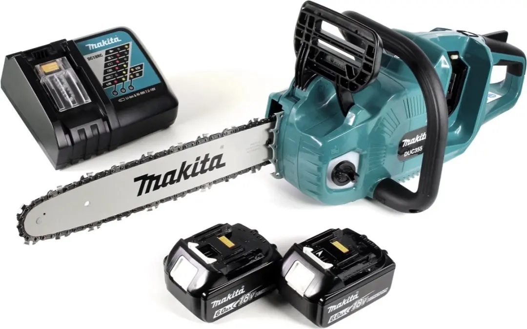 Makita DUC355RG2 Accu-kettingzaag 36V - 35cm - 2x 6.0Ah + lader