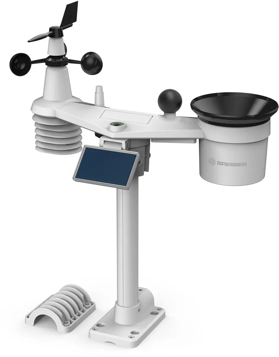 Bresser 4Cast 10" Weerstation - 8-in-1 Sensor - Zwart/Wit