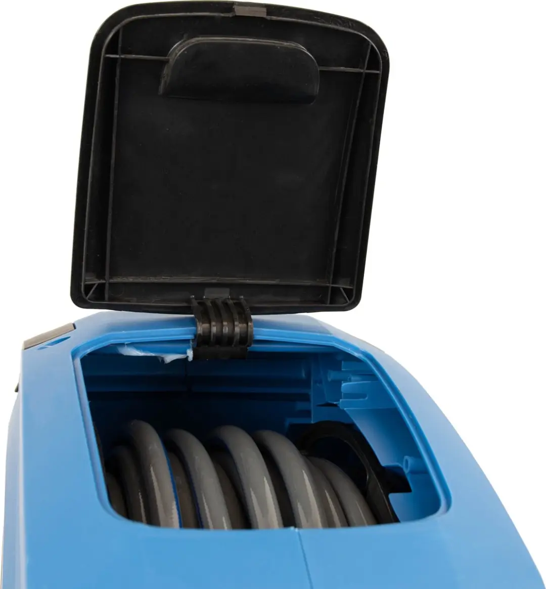 Hyundai Wandslangenbox 30m 12mm - Tuinslanghaspel - Zilver/Blauw/Zwart