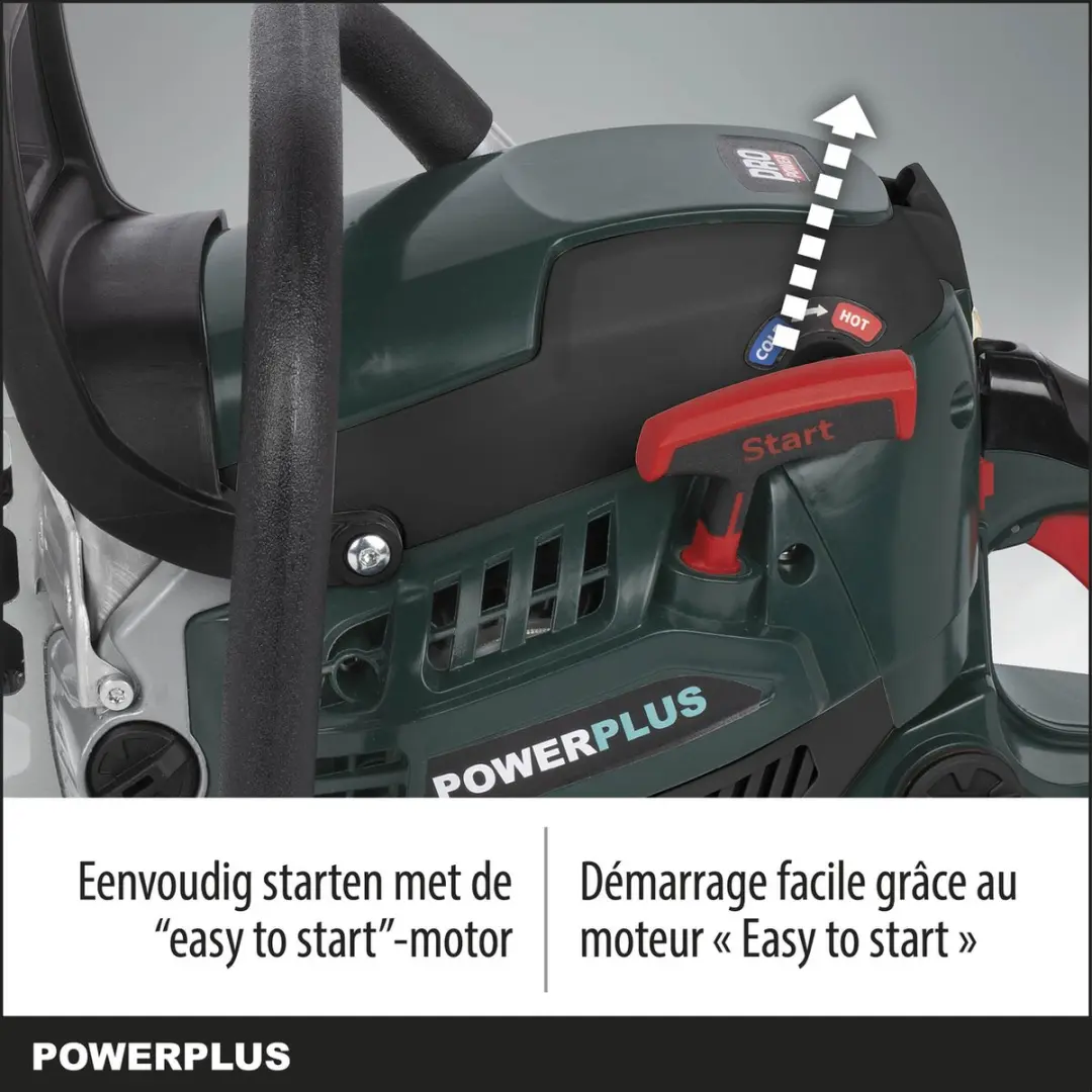 Powerplus POWPG20130 Benzine Kettingzaag 45.4cc