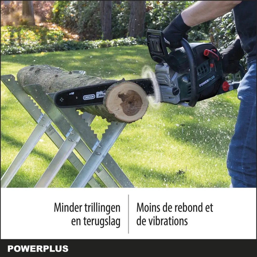 Powerplus POWPG20130 Benzine Kettingzaag 45.4cc - afbeelding 6 van 6