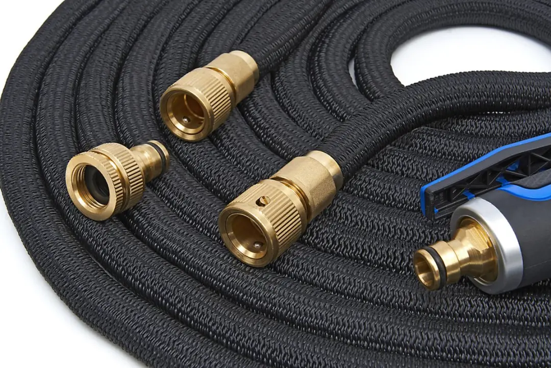 HBM Flexibele Tuinslang 30m - 10-in-1 Sproeikop