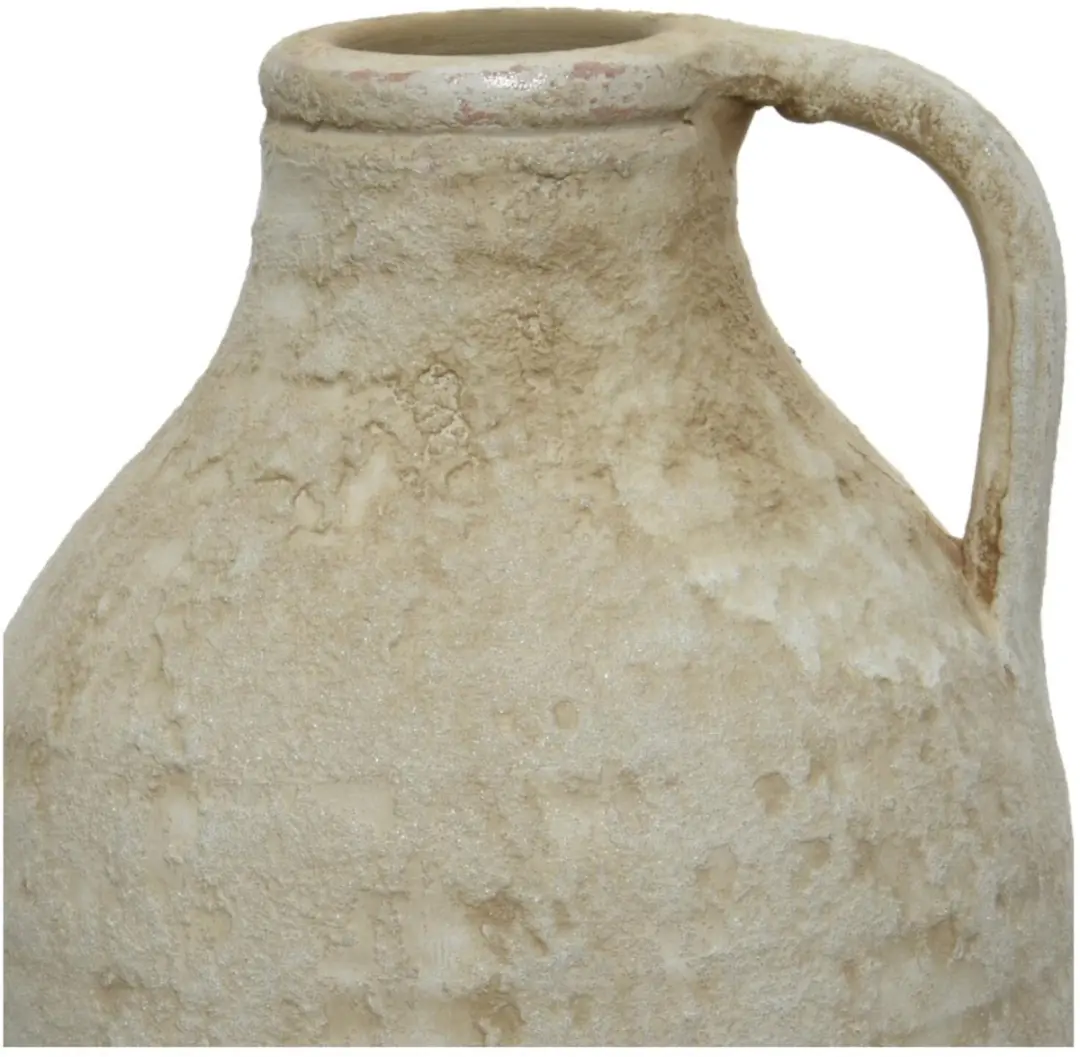 Decoris Terracotta Kruik 15x30cm - Crème