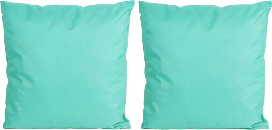 Anna's Collection Buiten Sierkussens Aqua Blauw 45x45cm