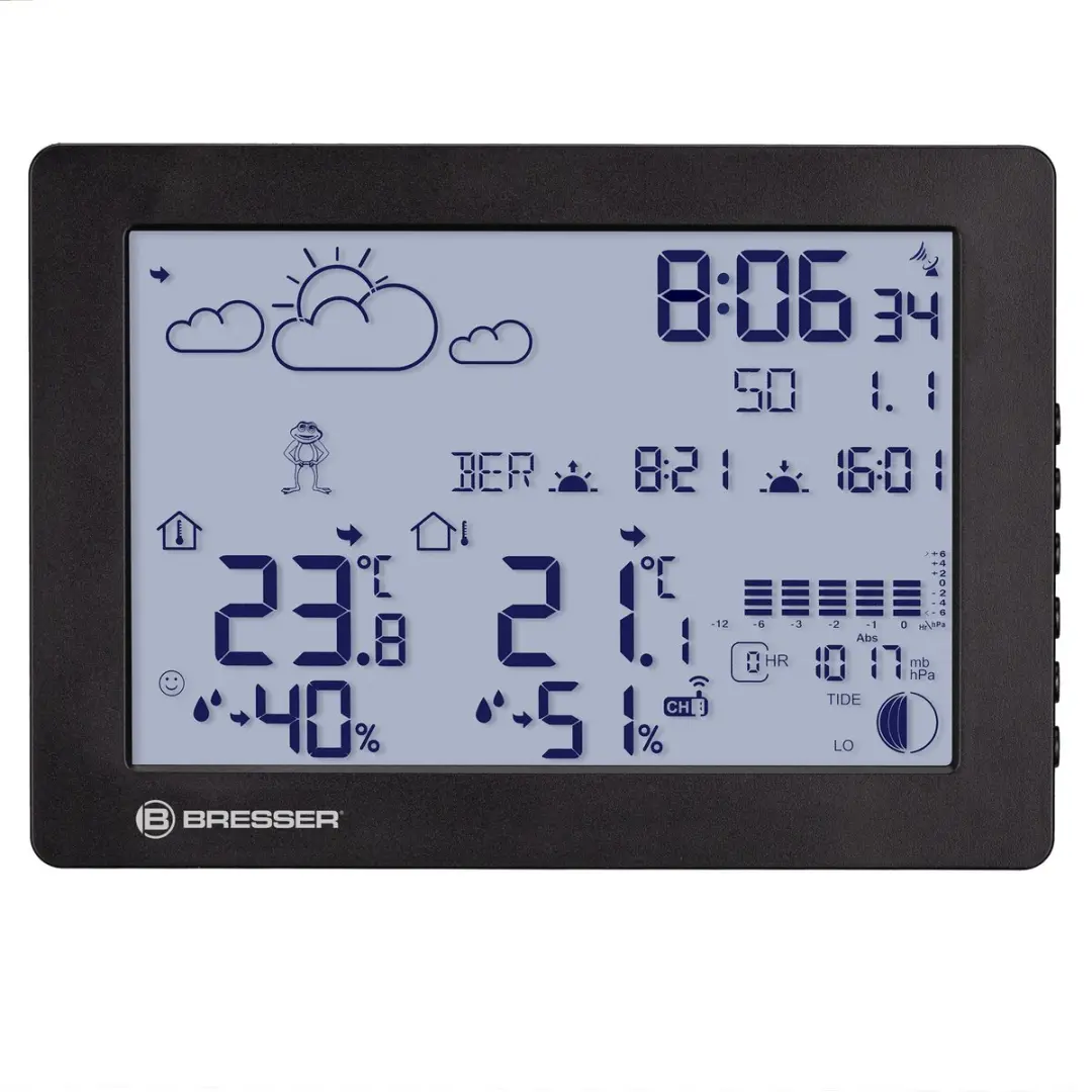 Bresser Weerstation BaroTemp HZ Thermo-Hygrosensor - Grijs