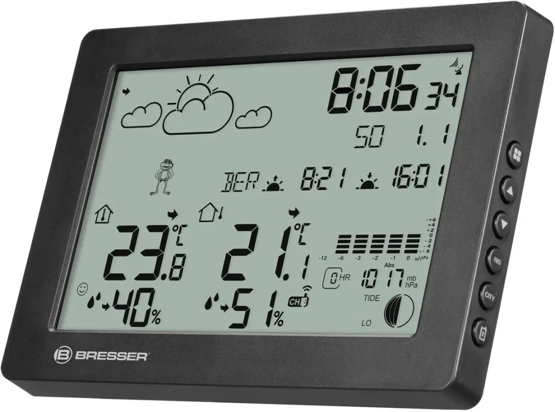 Bresser Weerstation BaroTemp HZ Thermo-Hygrosensor - Grijs
