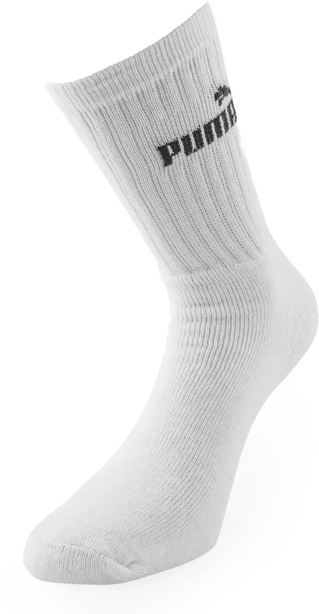 PUMA Crew Sokken 3 Stuks - Wit