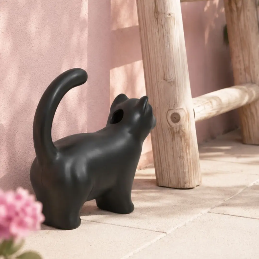 Esschert Design Zwarte Kat Gieter 1.5L
