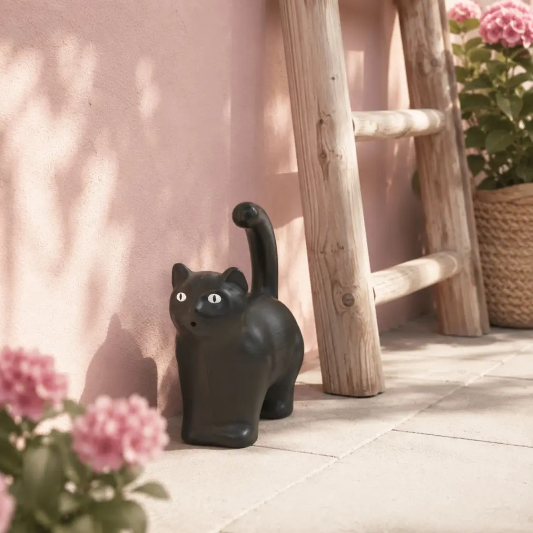 Esschert Design Zwarte Kat Gieter 1.5L