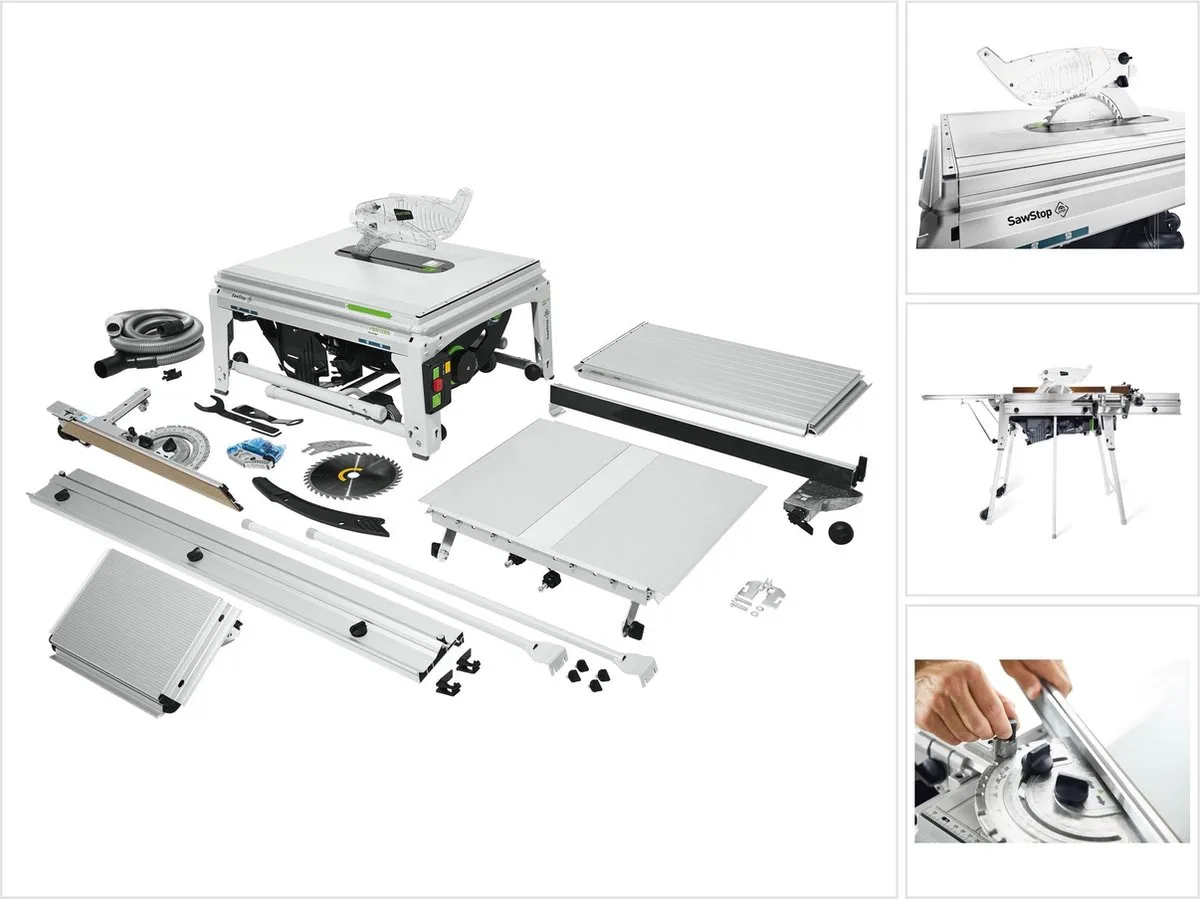 Festool TKS 80 EBS-Set Zaagtafel 2200W - 254mm