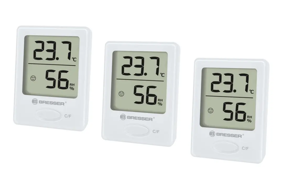 Bresser ClimaTemp Hygro Indicator Set 3 Thermo-/Hygrometers - Wit - afbeelding 6 van 6