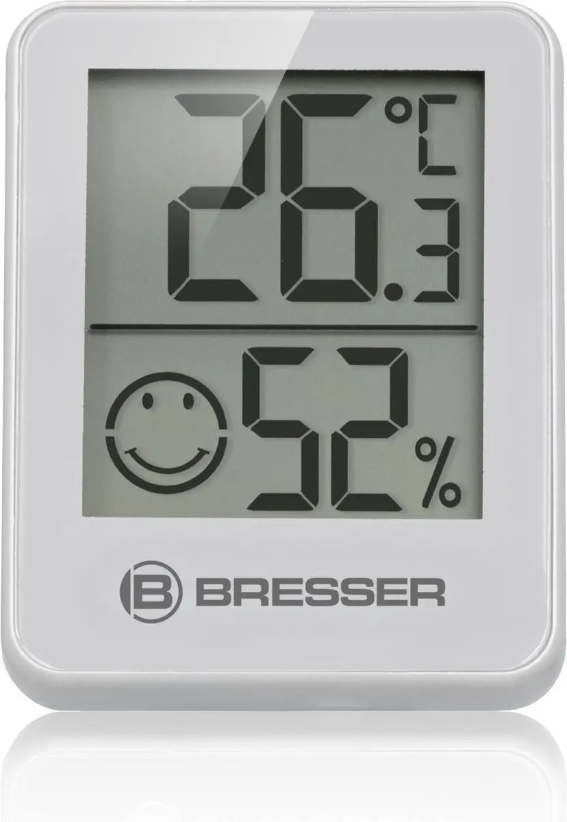 Bresser ClimaTemp Hygro Indicator Set 3 Thermo-/Hygrometers - Wit