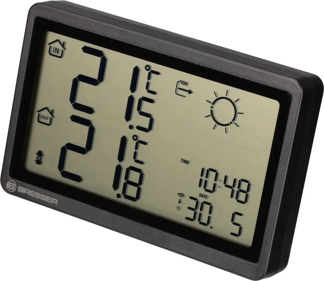 Bresser Weerstation Meteo Temp HZ - Zwart
