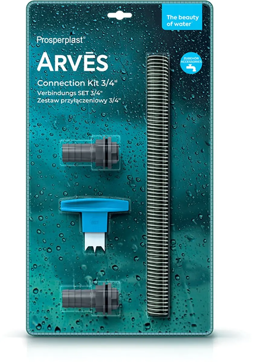 Prosperplast Arves Regentonverbindingsset 19mm