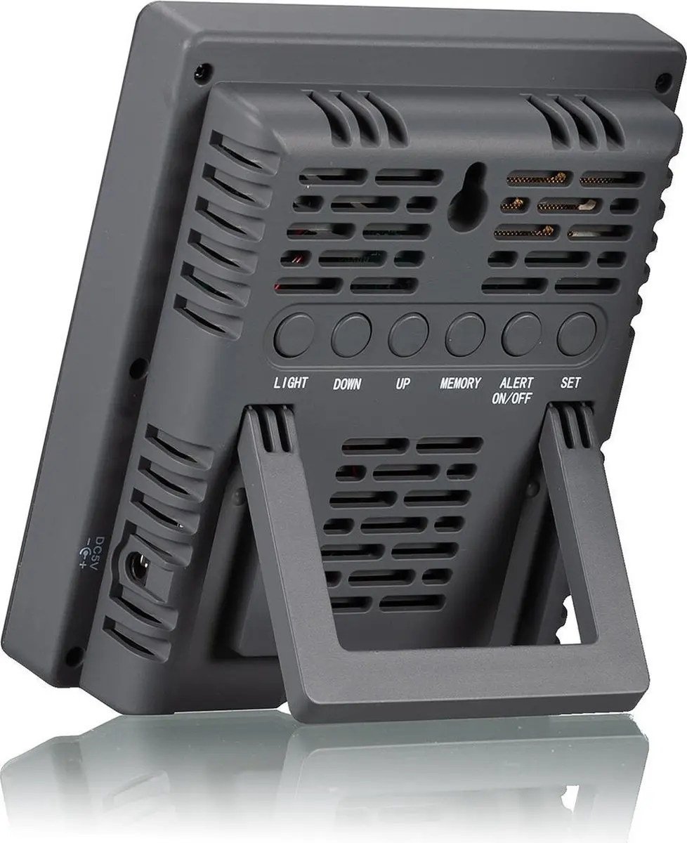 Bresser CO₂ Air Quality Monitor Smile - Grijs