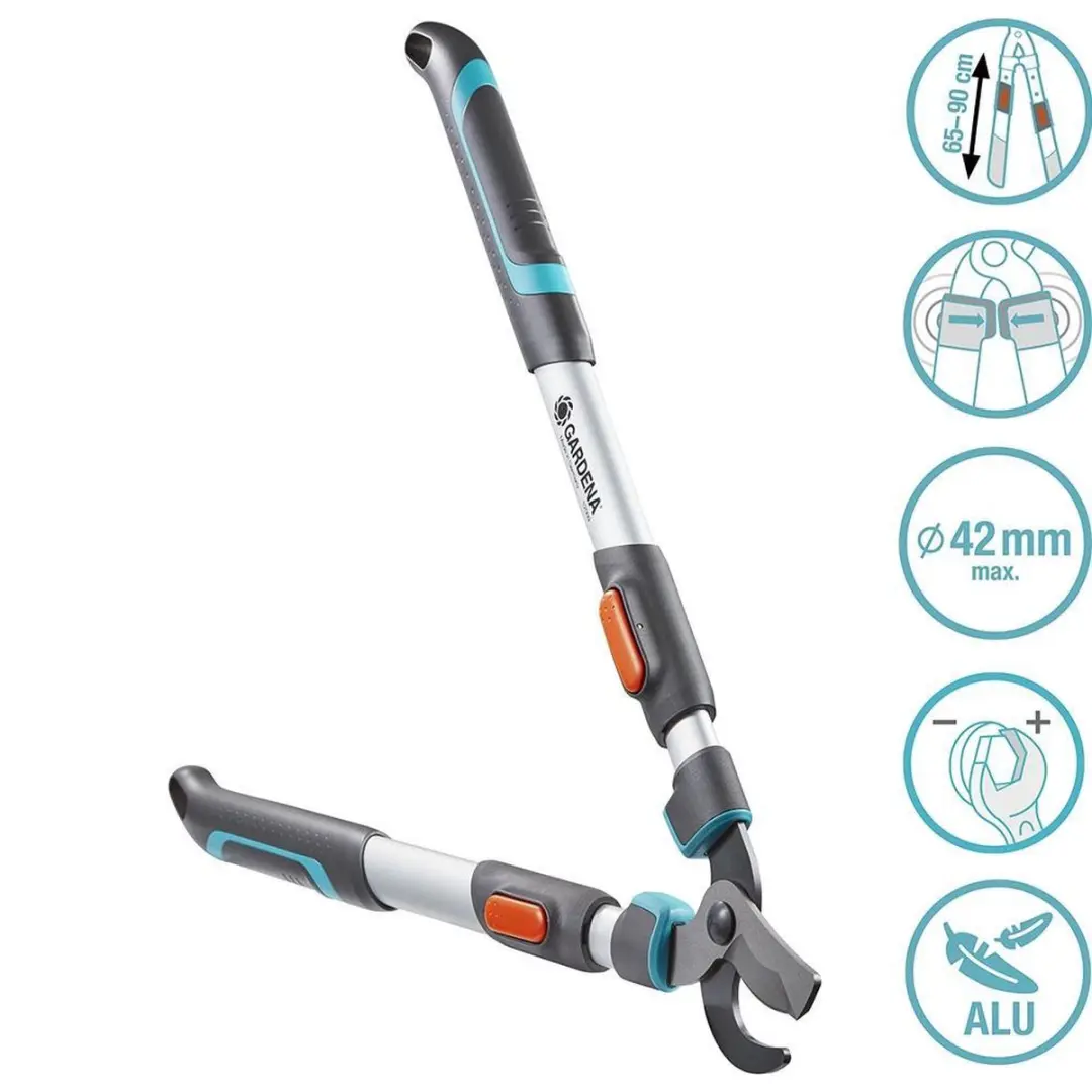 Gardena TeleCut 650-900 Takkenschaar - Uitschuifbaar tot 90 cm