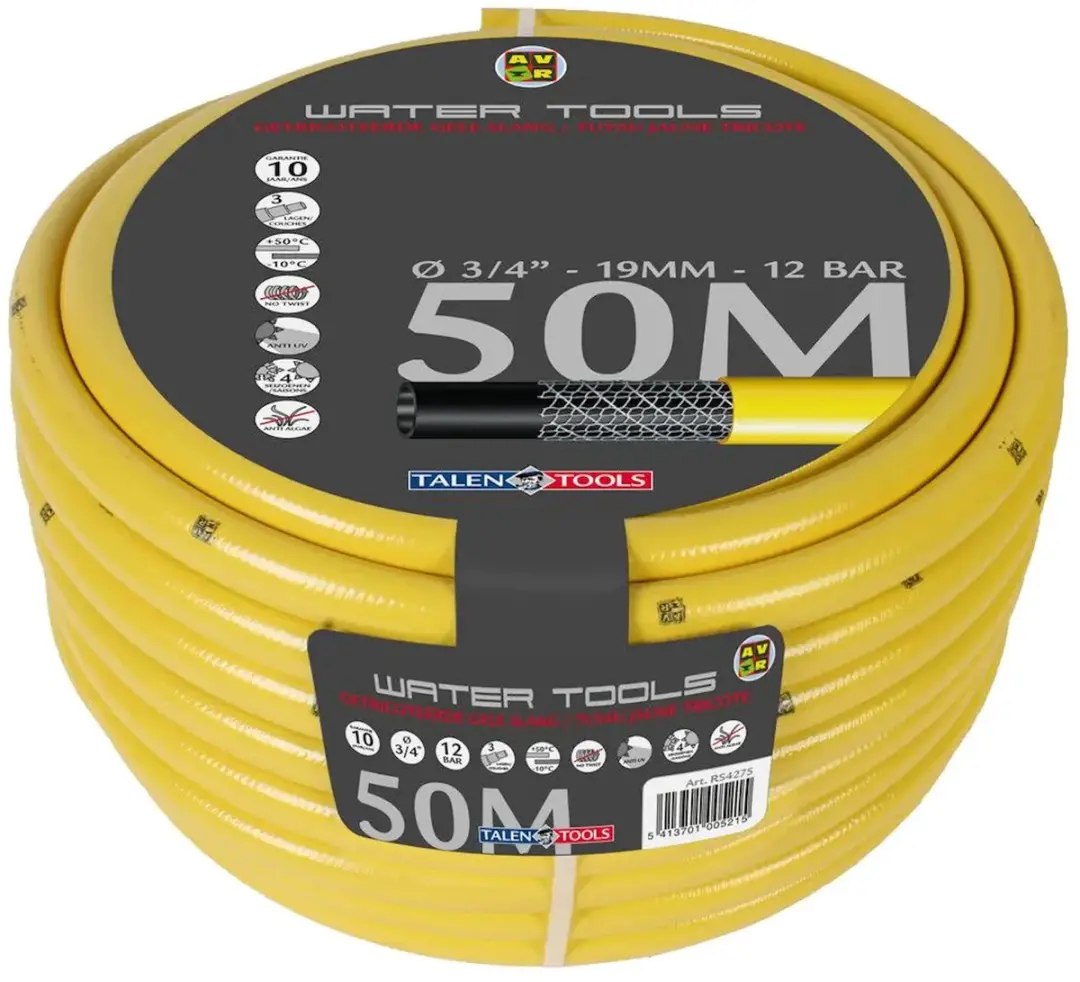 Talen Tools Tuinslang 3/4 inch 50m - Geel