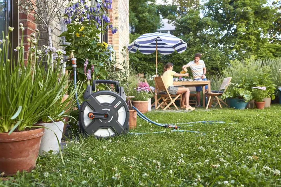 Gardena Slangenbox 10m - 11mm - Oranje/Grijs - afbeelding 6 van 6