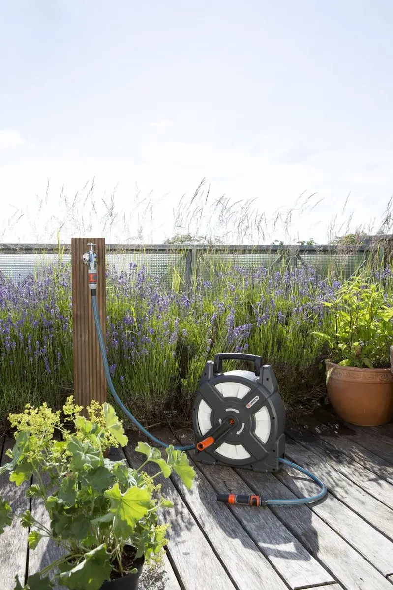 Gardena Slangenbox 10m - 11mm - Oranje/Grijs