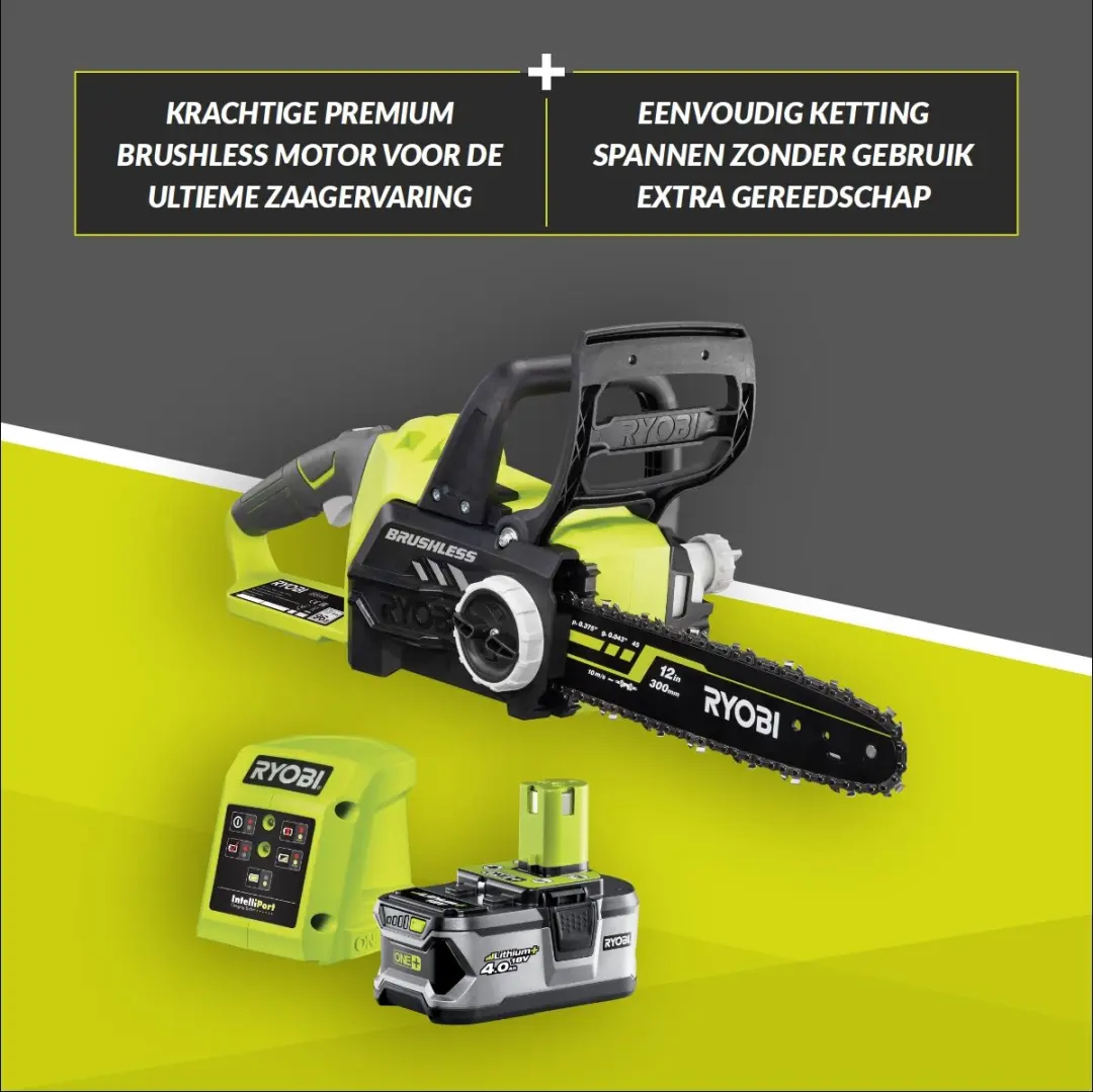 Ryobi One+ RCS1830-140B Kettingzaag 30cm - 4.0Ah