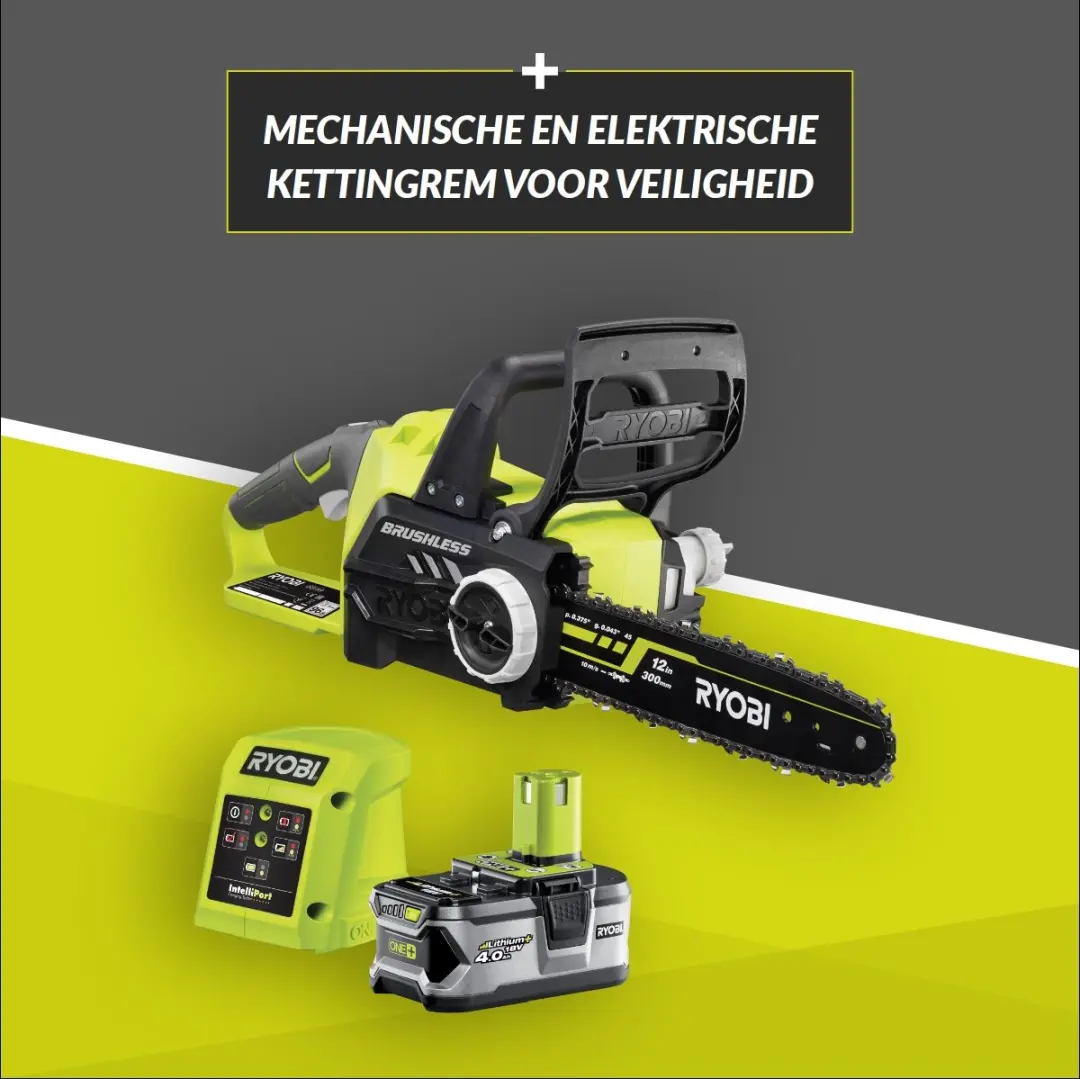 Ryobi One+ RCS1830-140B Kettingzaag 30cm - 4.0Ah