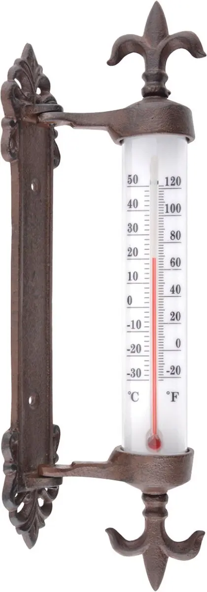 Esschert Design Wandthermometer Gietijzer 27cm