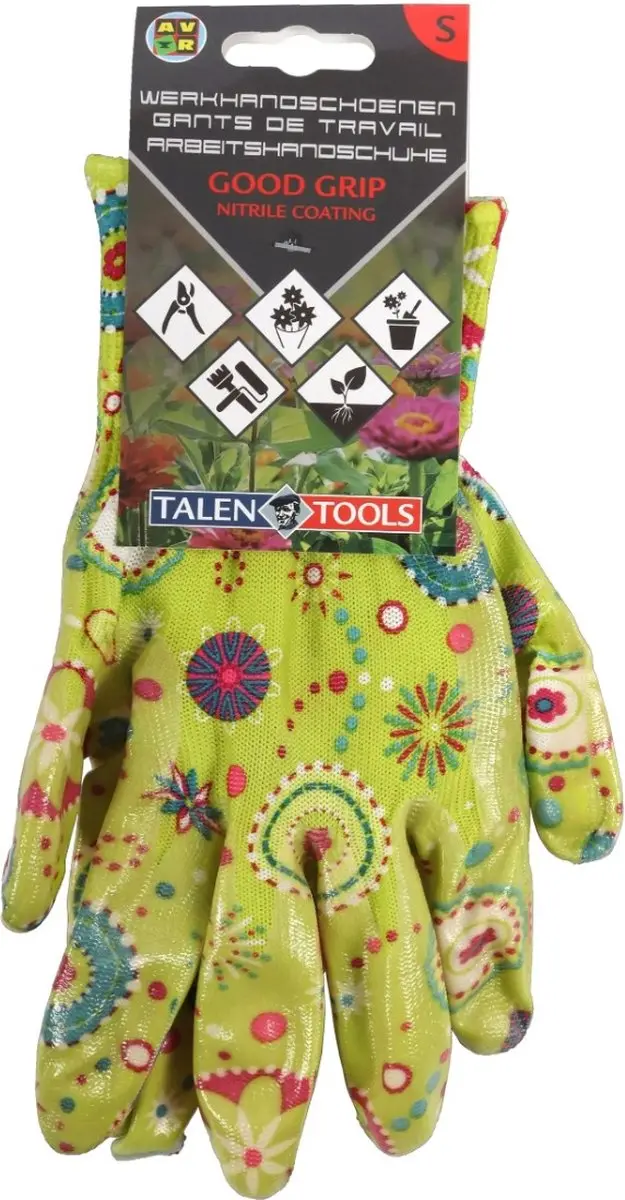 Talen Tools Werkhandschoenen Tuin Nitrilcoating S - afbeelding 2 van 2