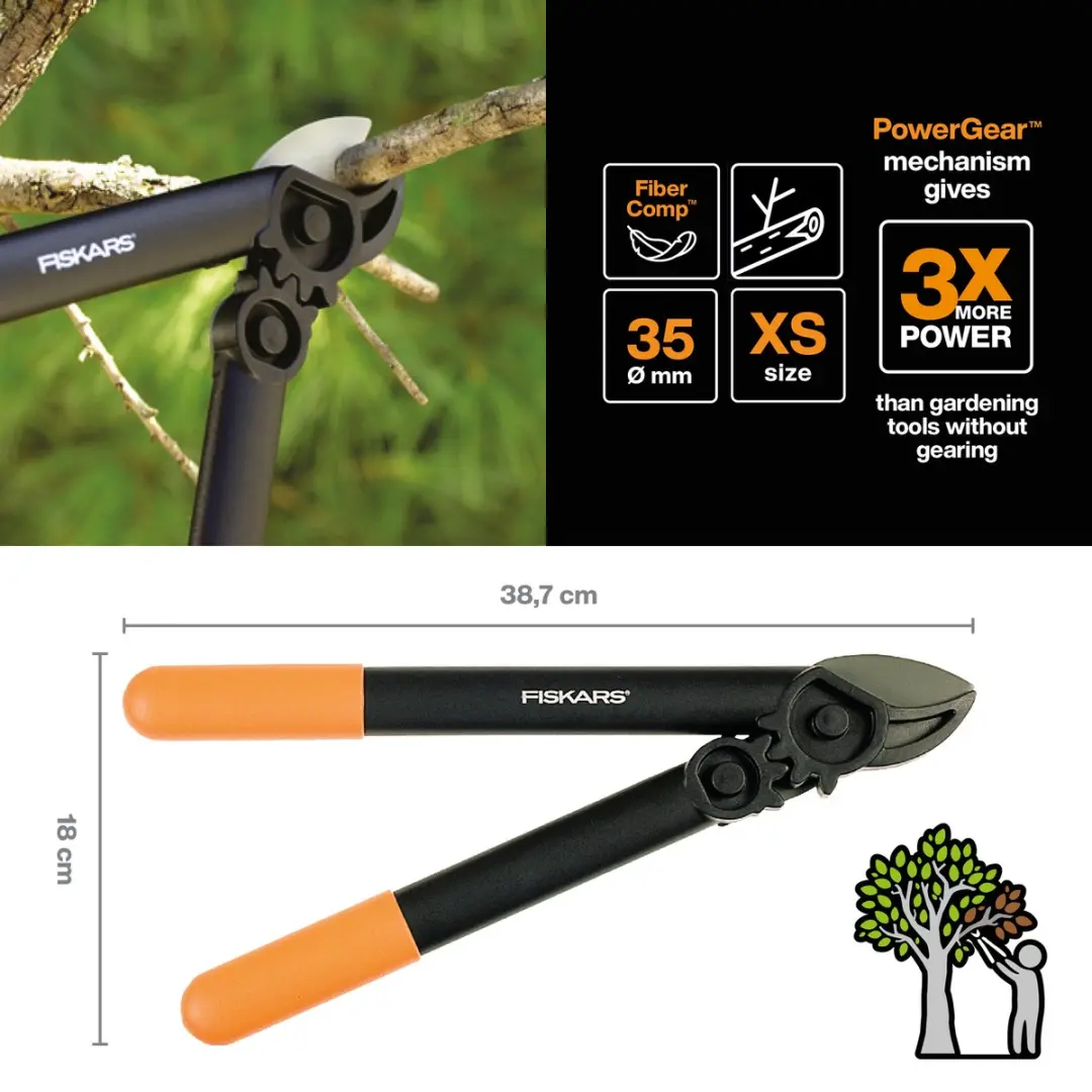 Fiskars PowerGear II L31 Takkenschaar - 35mm - afbeelding 6 van 6