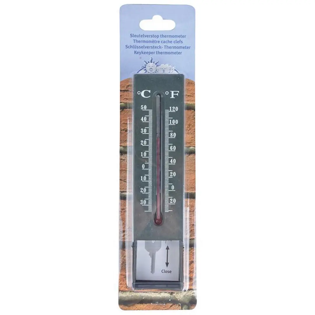Esschert Design Sleutelverstop Thermometer - Groen - afbeelding 5 van 6