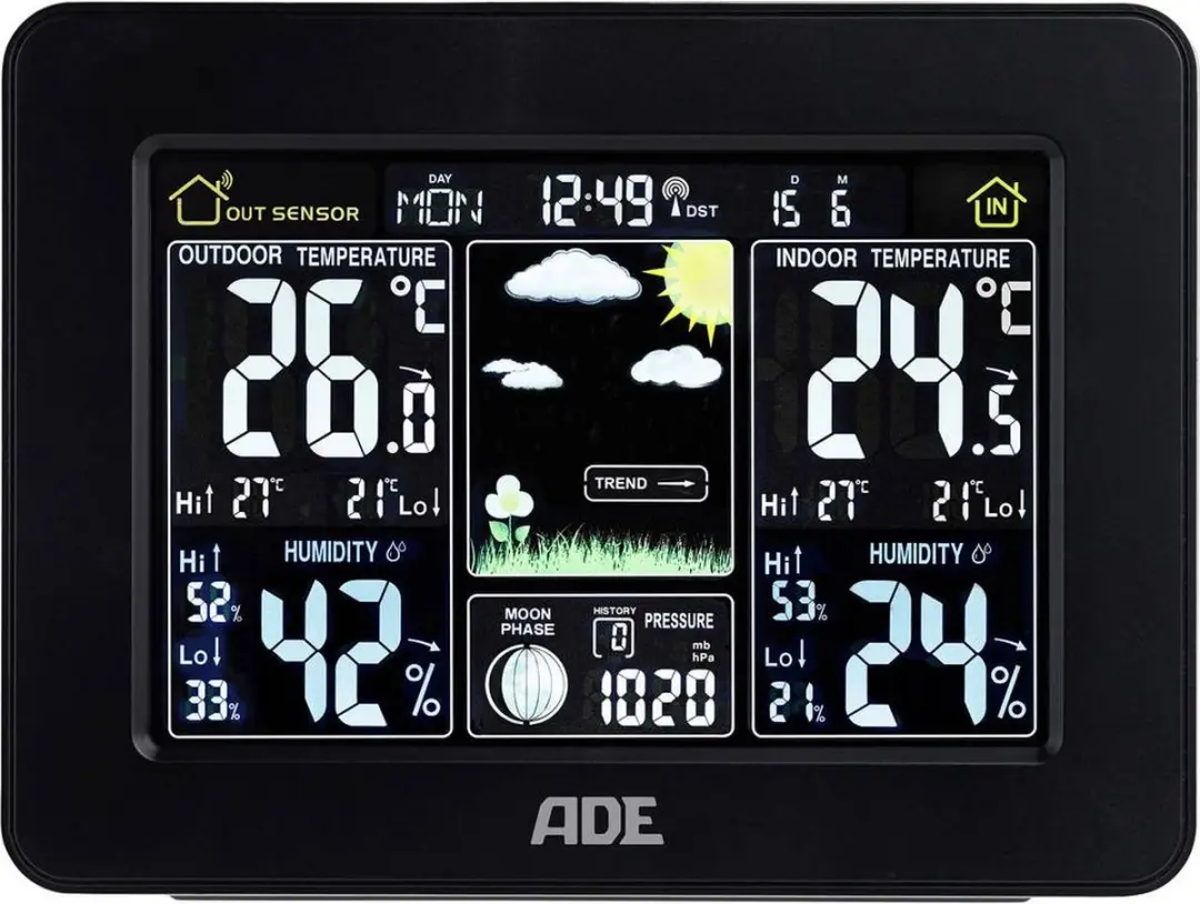 ADE WS 1503 Draadloos Weerstation