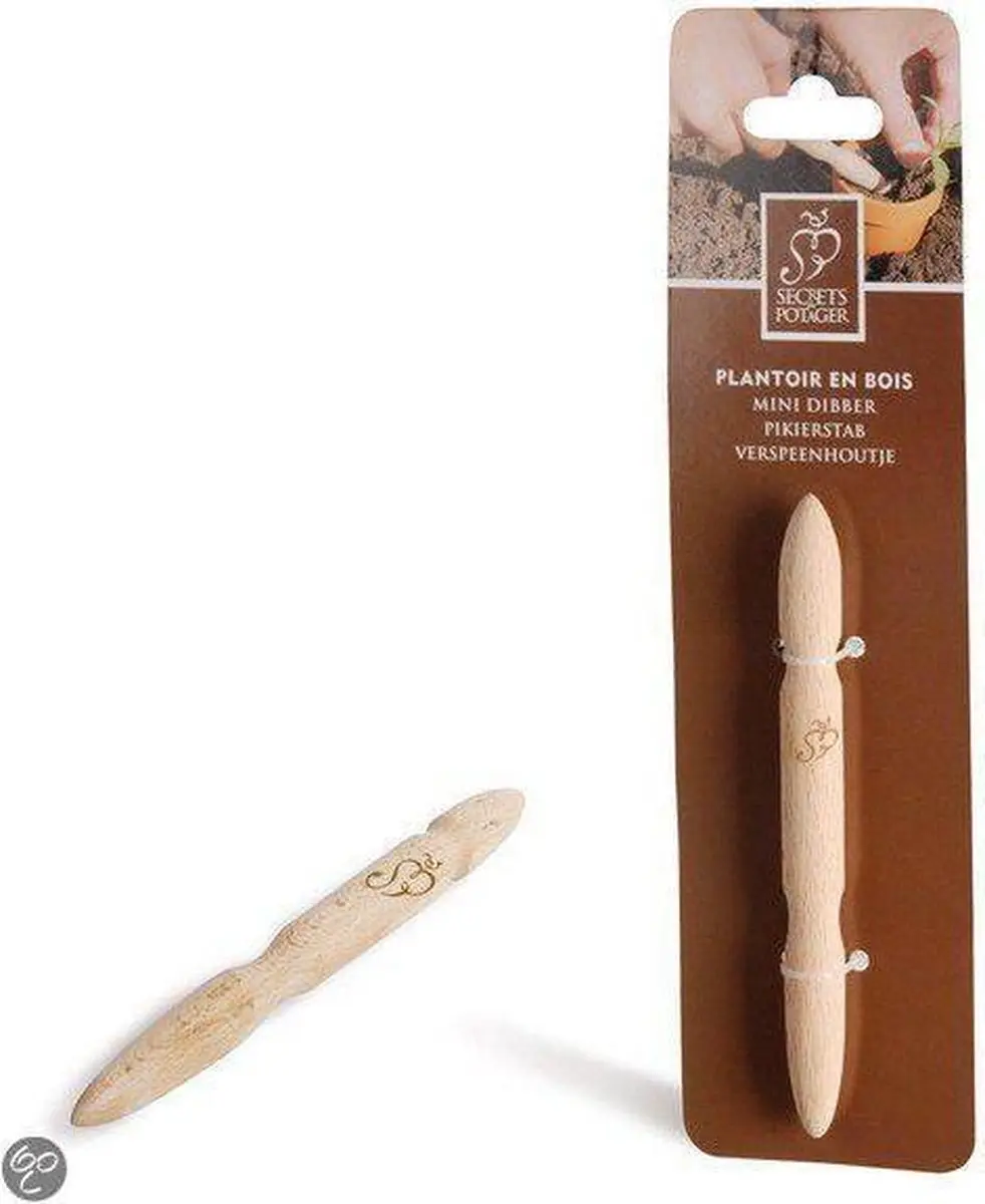 Esschert Design Verspeenhoutje Beige - afbeelding 5 van 5