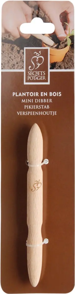 Esschert Design Verspeenhoutje Beige - afbeelding 2 van 5